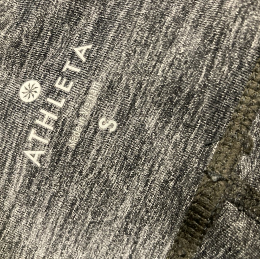 ATHLETA REVELATION HEATHER GREY LEGGINGS SMALL - Picture 9 of 9